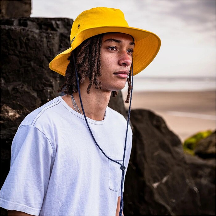 2024 Dryrobe Quick Dry Brimmed Hat QDBRIMHAT - Yellow